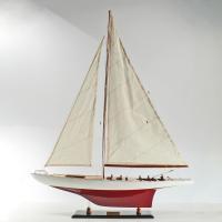 Handgefertigtes Segelschiffmodell der Constellation