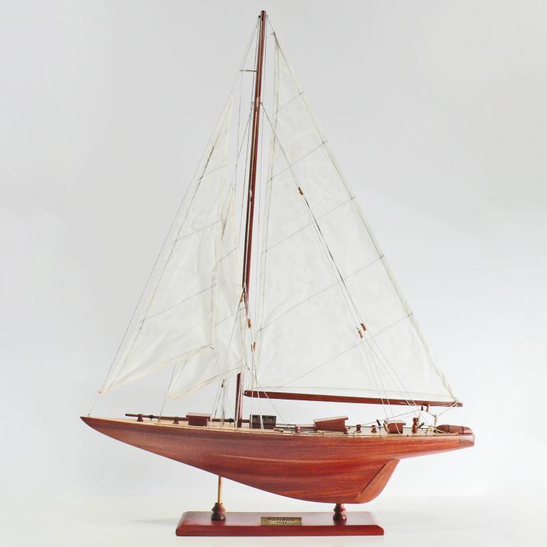 Handgefertigtes Schiffsmodell aus Holz der Rainbow