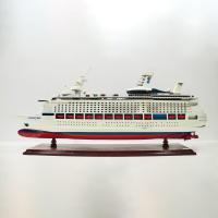 Handgefertigtes Schiffsmodell aus Holz der Voyager of the Seas